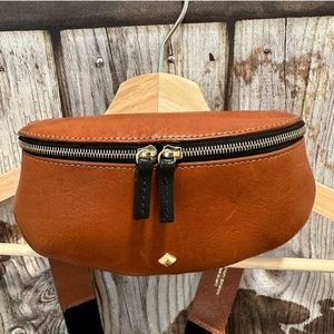 Herbert Frere Soeur half moon leather fanny pack